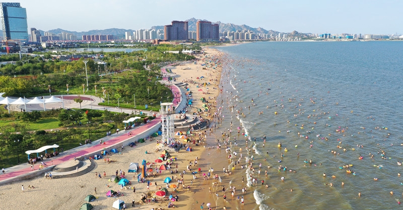 灵山湾（城市阳台）海水浴场7月1日对外开放